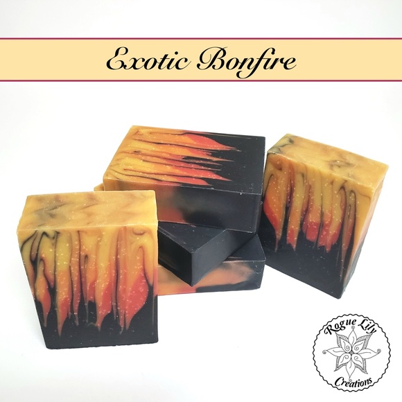 Hand Crafted Other - Artisan Clay Soap: Exotic Bonfire